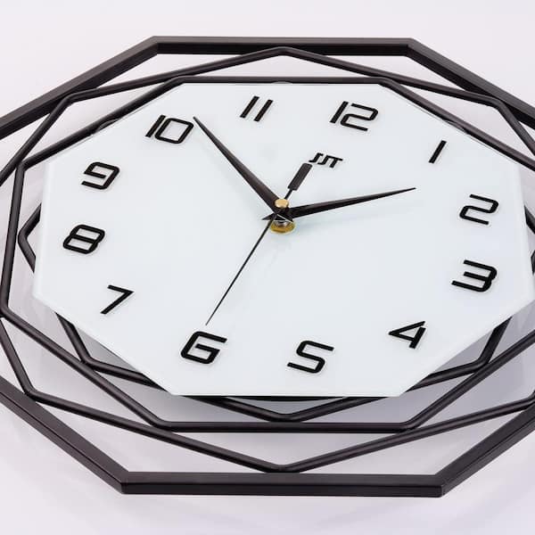 Unbranded Modern Big Wall Clock for Kitchen Bedroom Home Decoration Extra Giant Wall Clock Battery Operated Decorative 18 in.