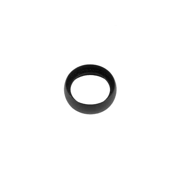 WESTBURY ADA Continuous Handrail Aluminum Collar Ring Black Fine Texture (ADA Compliant)