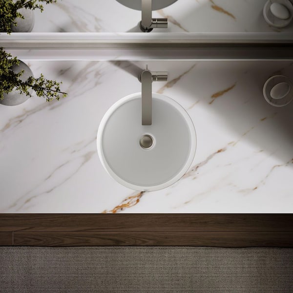 KOHLER Verticyl 15.8 in. x 15.75 in. Undermount Bathroom Sink in