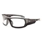 Ergodyne Skullerz Odin Safety Glasses - Matte Black Frame - Clear Lens