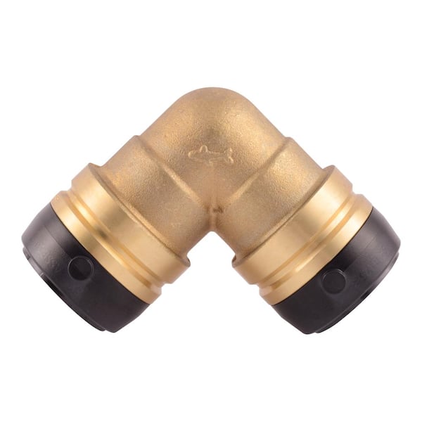 SharkBite 1-1/4 in. Push-to Connect Brass 90-Degree Elbow Fitting