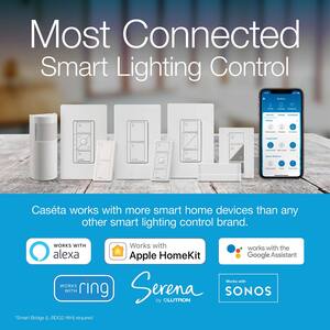 Caseta Wireless Smart Lighting Dimmer Switch and Pico Remote 3-Way Mounting Kit