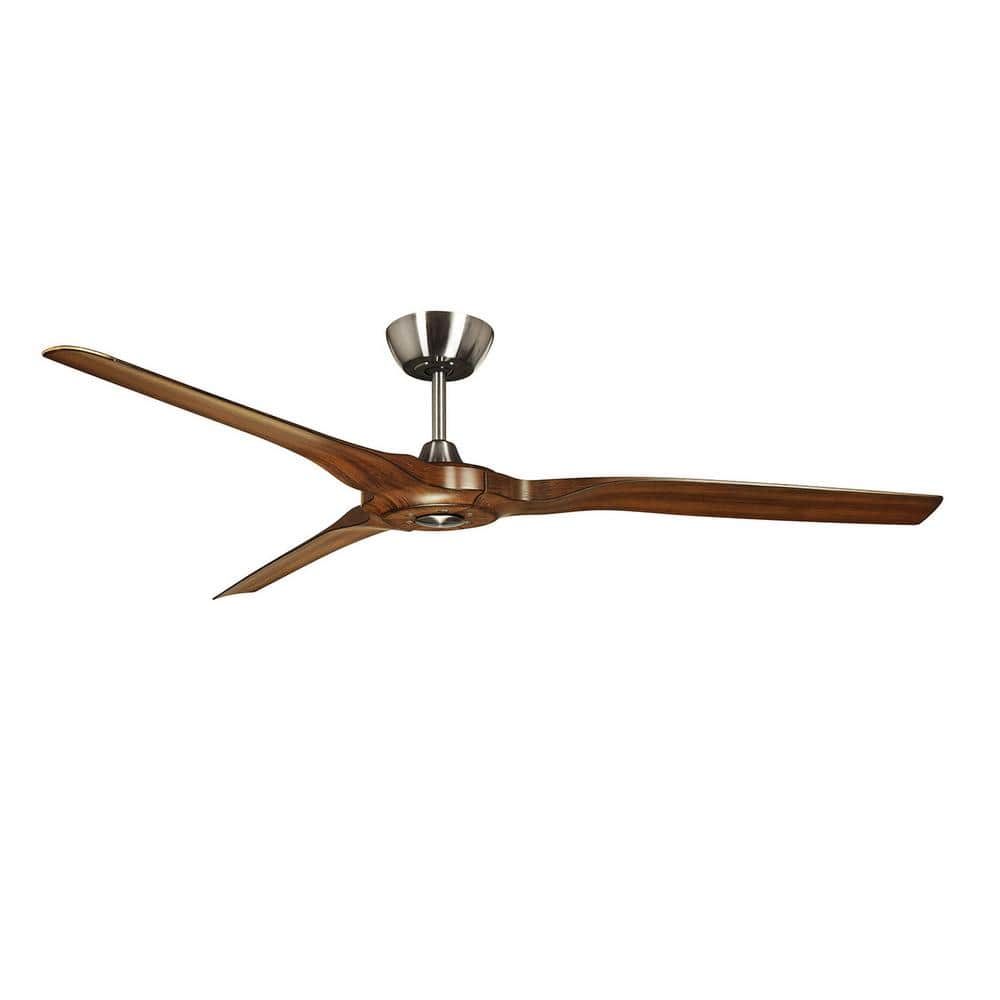 Kendal Lighting RADICAL 60 in. Ceiling Fan in Nickel AC23360SN/WN