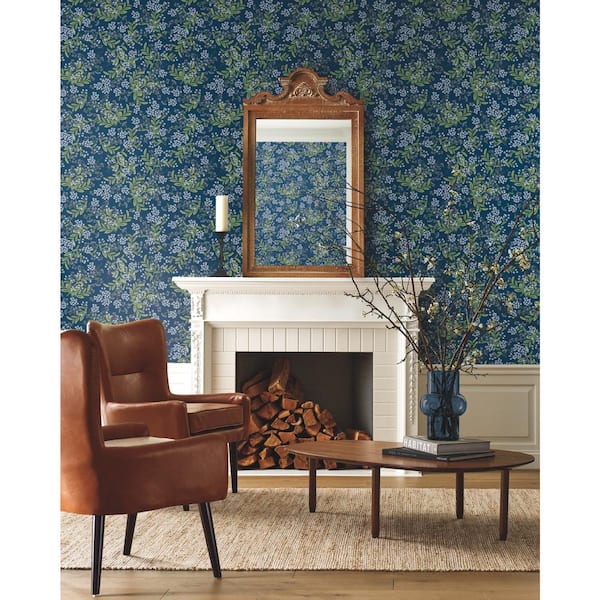 Cornflower Unpasted Wallpaper (Covers 60.75 sq. ft.)