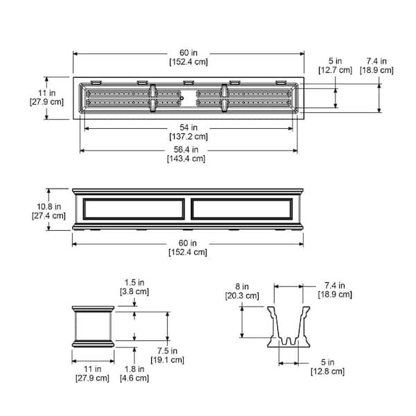 Flat Panel TV Box 60 x 10 x 34 (10.8 c/f)