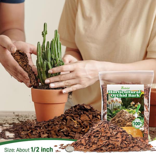 Hcman 18 qt. Orchid Bark Horticultural Grade, Root Development of