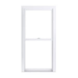 27.75 in. x 53.25 in. 70 Pro Series White Double Hung Low-E Argon Glass Vinyl Replacement Window, Screen Incl