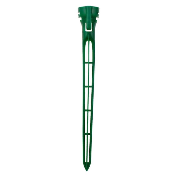 Northlight 7.5 in. Green 2-in-1 Christmas Decorations Tie Down and Light Stakes (Set of 20)