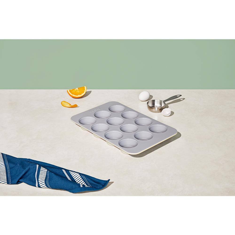 Multicolor Non-Stick Steel 12-Cup Muffin Pan