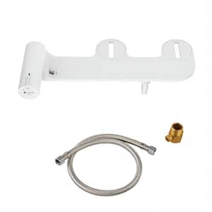 Slim Non-Electric Bidet Attachment in White with Self Cleaning