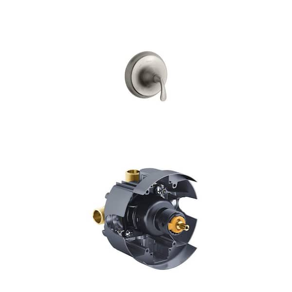 Fort Rite-Temp Tub/Shower Faucet Trim Kit, Valve, Brushed Nickel