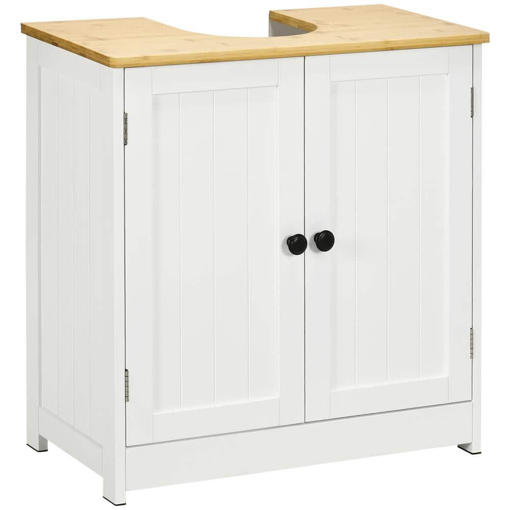 kleankin 24 Bathroom Under Sink Cabinet with Storage Pedestal