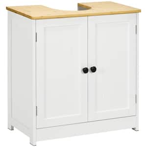 23.5 in. W x 11.75 in. D x 24 in. H Bath Vanity Cabinet without Top in White