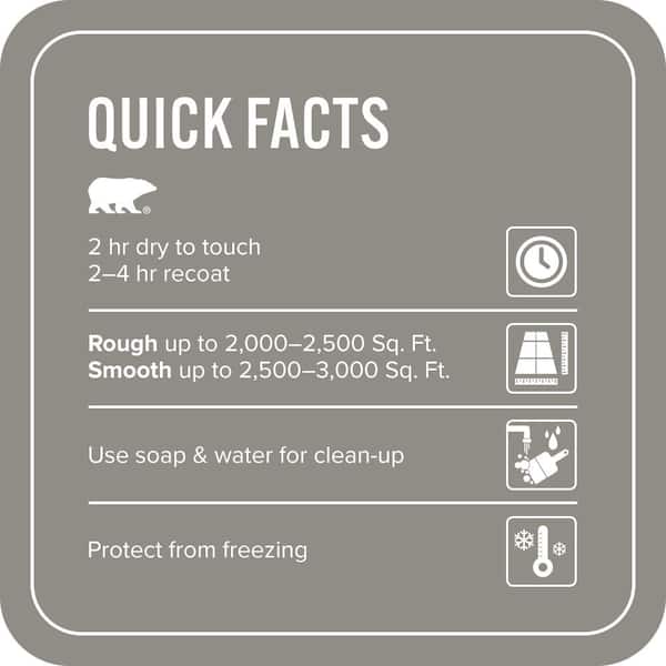 5 Gal. #PFC-69 Fresh Cement Solid Color Flat Interior/Exterior Concrete Stain