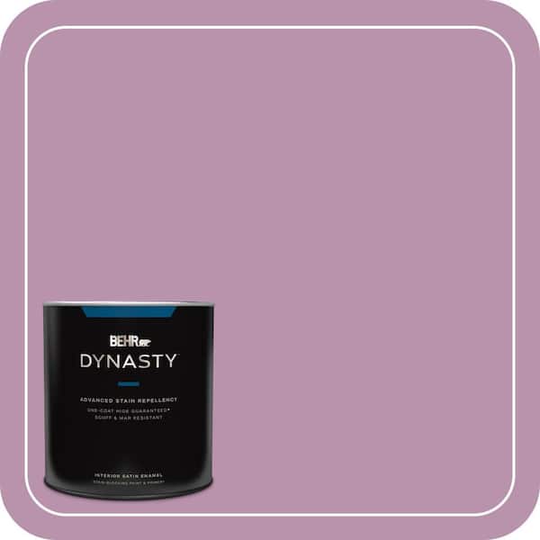 BEHR DYNASTY 1 qt. #680D-5 Bed of Roses Satin Enamel Interior Stain-Blocking Paint and Primer