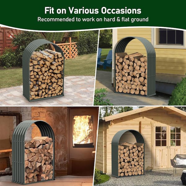 Fire Wood Storage Shelters — Storage Rack Solutions