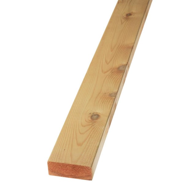 2 in. x 4 in. x 10 ft. Premium S4S Cedar Lumber