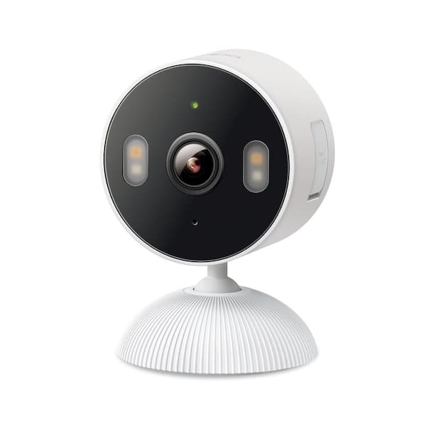 Tapo TCW61 Indoor/Outdoor Plug-in Security Camera w/ Color Night Vision, Free AI Detection, 2-Way Audio, Local Storage