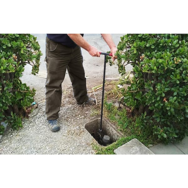5 ft. Solid Steel Water Meter Valve Key with Grips 5 ft. Solid Steel Water Meter Valve Key with Grips