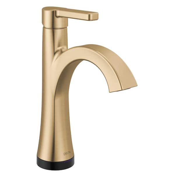 Lineax Gold Touch2O Touchless Single Handle Single Hole Bathroom Sink Faucet in Champagne Bronze