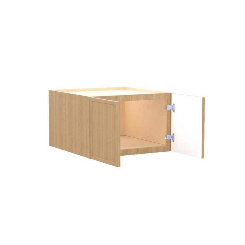Franklin 27 in. W x 24 in. D x 15 in. H Assembled Plywood Wall Bridge Kitchen Cabinet in Vanguard Oak with Soft Close price history on PriceWatchPro