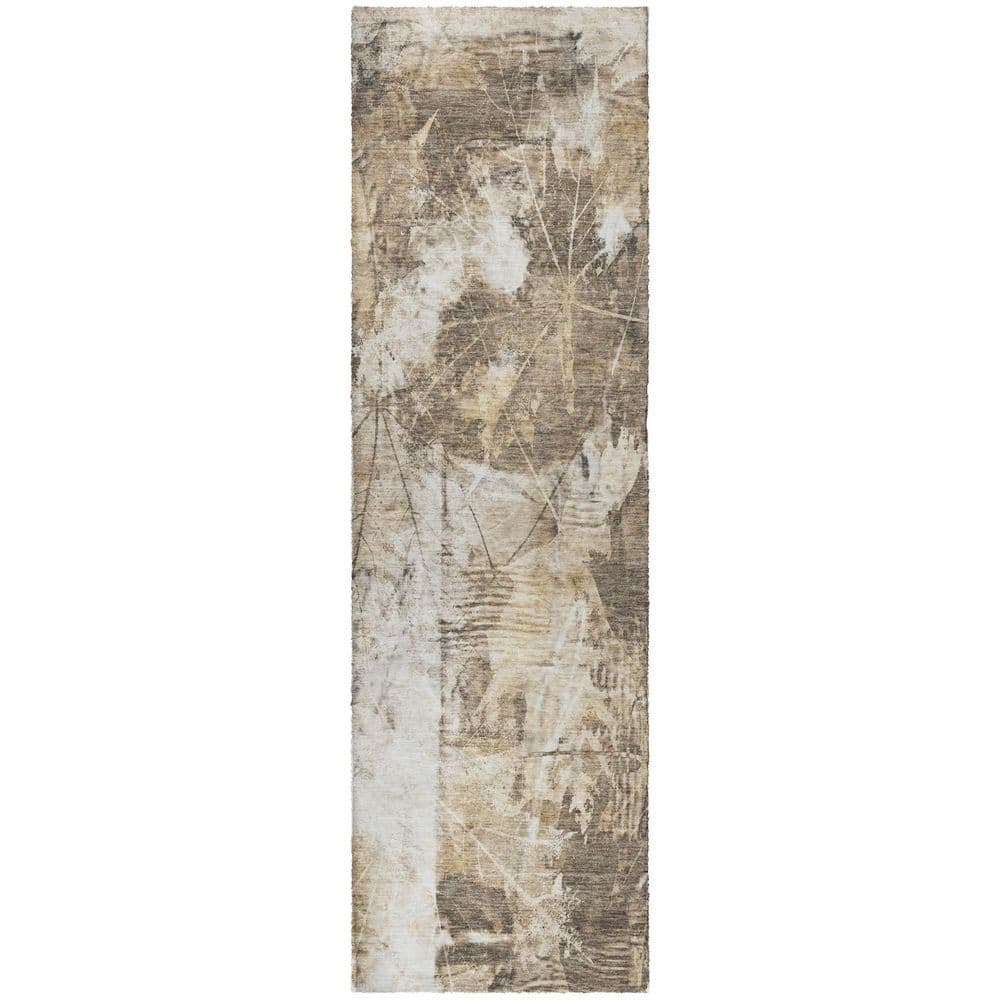 Dream Shag Premium Machine Washable Abstract ADS560 Beige 2 ft. x 7 ft. Runner Rug price history on PriceWatchPro