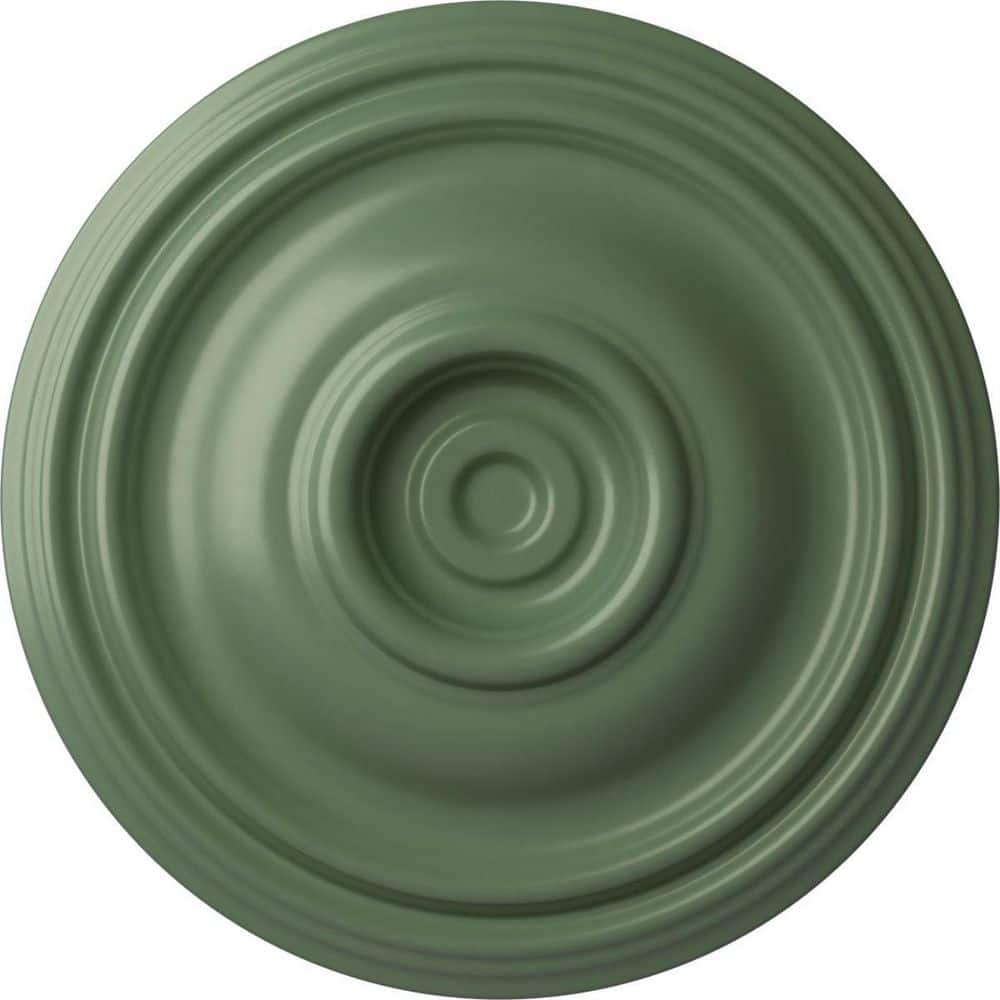 "14-3/4"" x 1-3/4"" Traditional Urethane Ceiling (Fits Canopies upto 4""), Hand-Painted Athenian Green" price history on PriceWatchPro