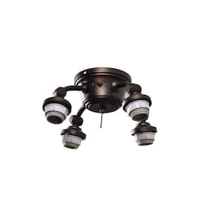 Oakley 52 in. Oil Brushed Bronze Ceiling Fan Replacement Light Kit