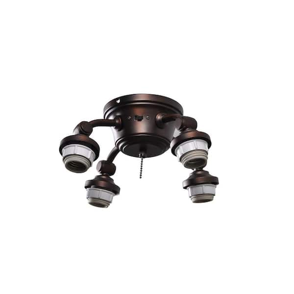 Air Cool Oakley 52 in. Oil Brushed Bronze Ceiling Fan Replacement Light Kit