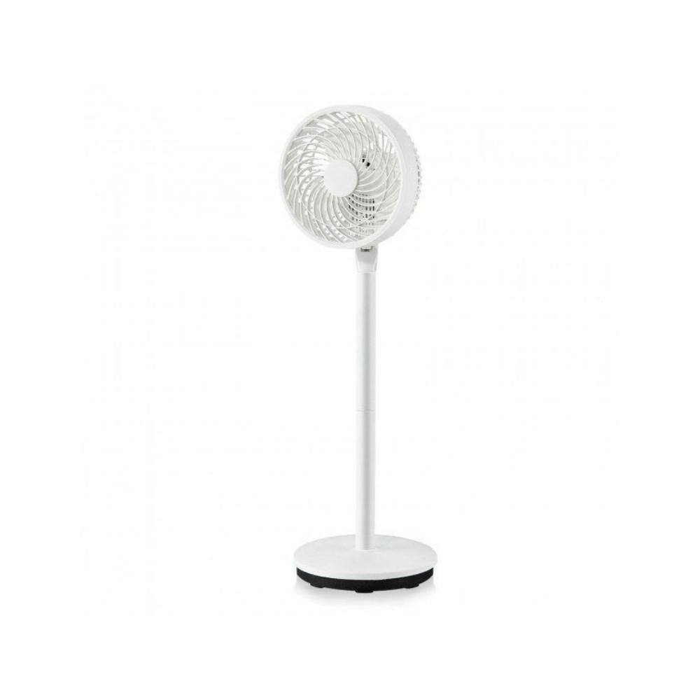 3D SILENT WIND Stand Fan White & Light Gray - Ansons