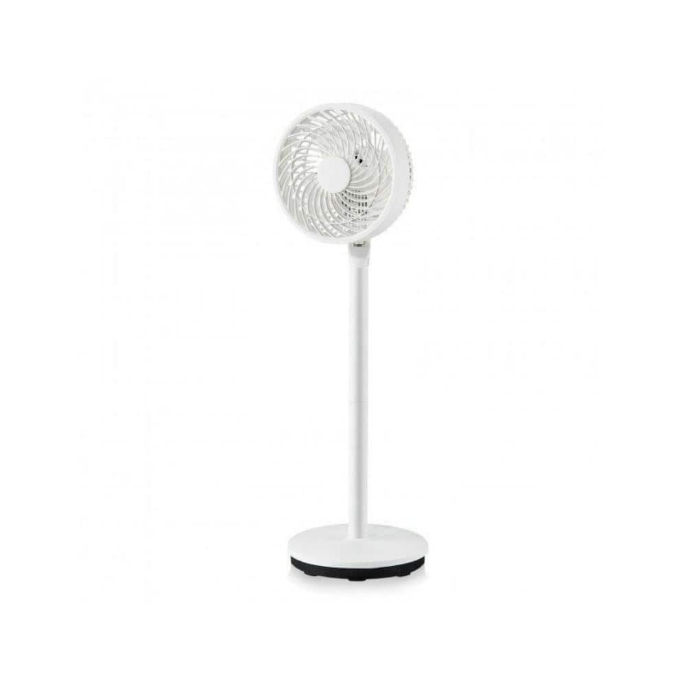 3D SILENT WIND Stand Fan White & Light Gray - Ansons