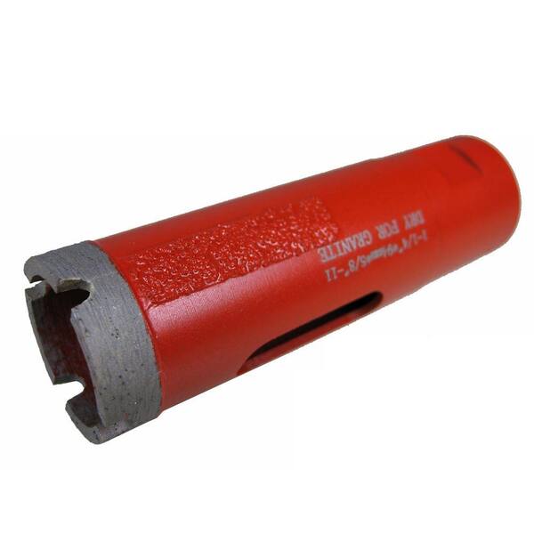 Archer USA 1-1/4 in. Dry Diamond Core Bit with Side Strips for Granite Drilling