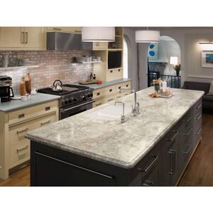 Laminate Countertop Sheet Film Bar Kitchen Marble White Ice Granite Matte 4x8 
