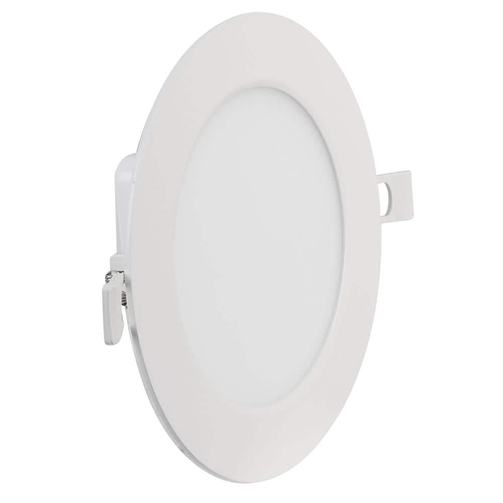 Bright White 3000K Aluminum LED Downlight with Dimmable Integrated J-Box