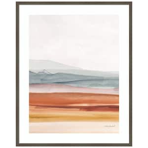 "Sierra Hills 03" by Lisa Audit 1-Piece Wood Framed Giclee Country Art Print 41-in. x 33-in.