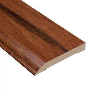 Manchurian Walnut 1/2 in. Thick x 3-1/2 in. Wide x 94 in. Length Wall Base Molding