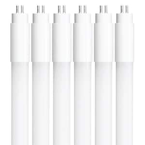 6-Watt 12 in. T5 G5 Type A Plug and Play Linear LED Tube Light Bulb, Bright White 3000K (6-Pack)