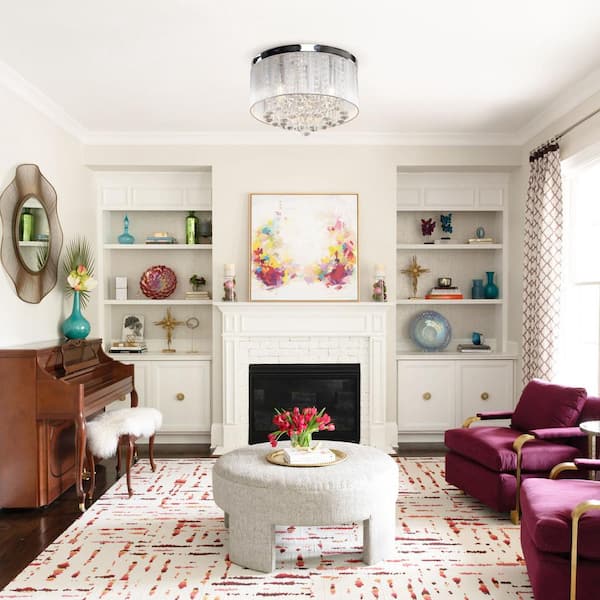 Disney-inspired Kitchen with Colander Light Fixture