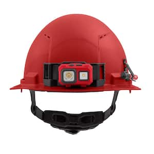 BOLT Red Type 1 Class C Front Brim Vented Hard Hat with 6-Point Ratcheting Suspension (10-Pack)