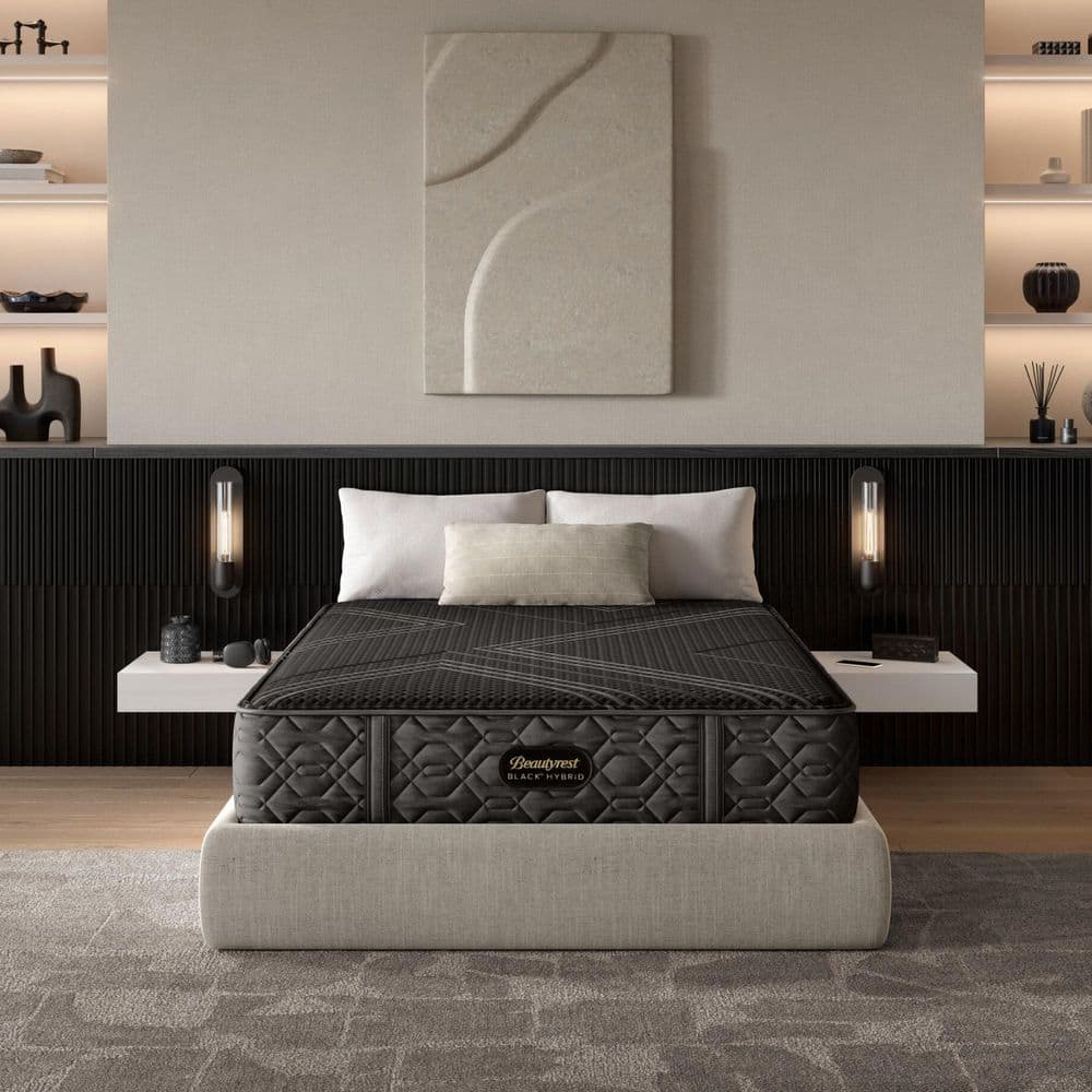 Black Hybrid Series 1 California King Plush 12.5 in. Mattress price history on PriceWatchPro