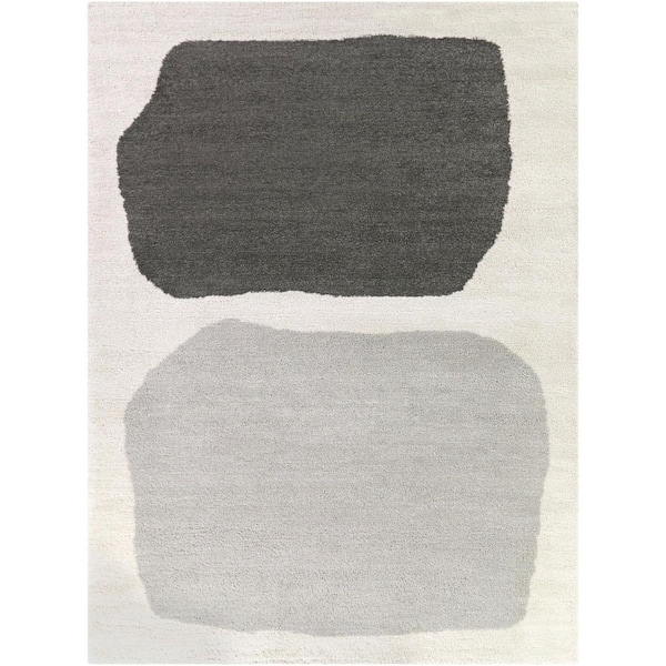 Gruen 5 ft. x 7 ft. Grey/Charcoal Area Rug