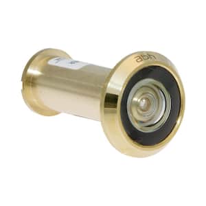 200-Degree Bright Brass Door Viewer with Glass Lenses, UL Fire-proof