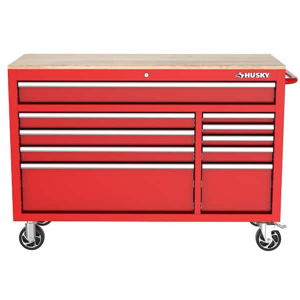 Husky Modular Tool Storage 52 in. W x 20 in. D Standard Duty Red