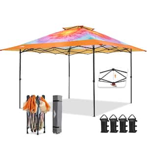 EAGLE PEAK 13 ft. x 13 ft. Outdoor 2-Tier Pop-up Canopy Tent