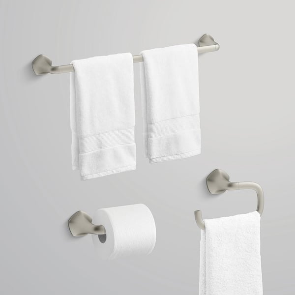 Sundae 3-Piece Bath Hardware Set in Vibrant Brushed Nickel