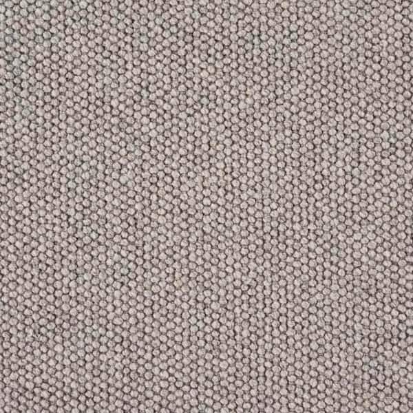 Natural Harmony 6 in. x 6 in. Berber Carpet Sample - Four Square - Color Shalestone