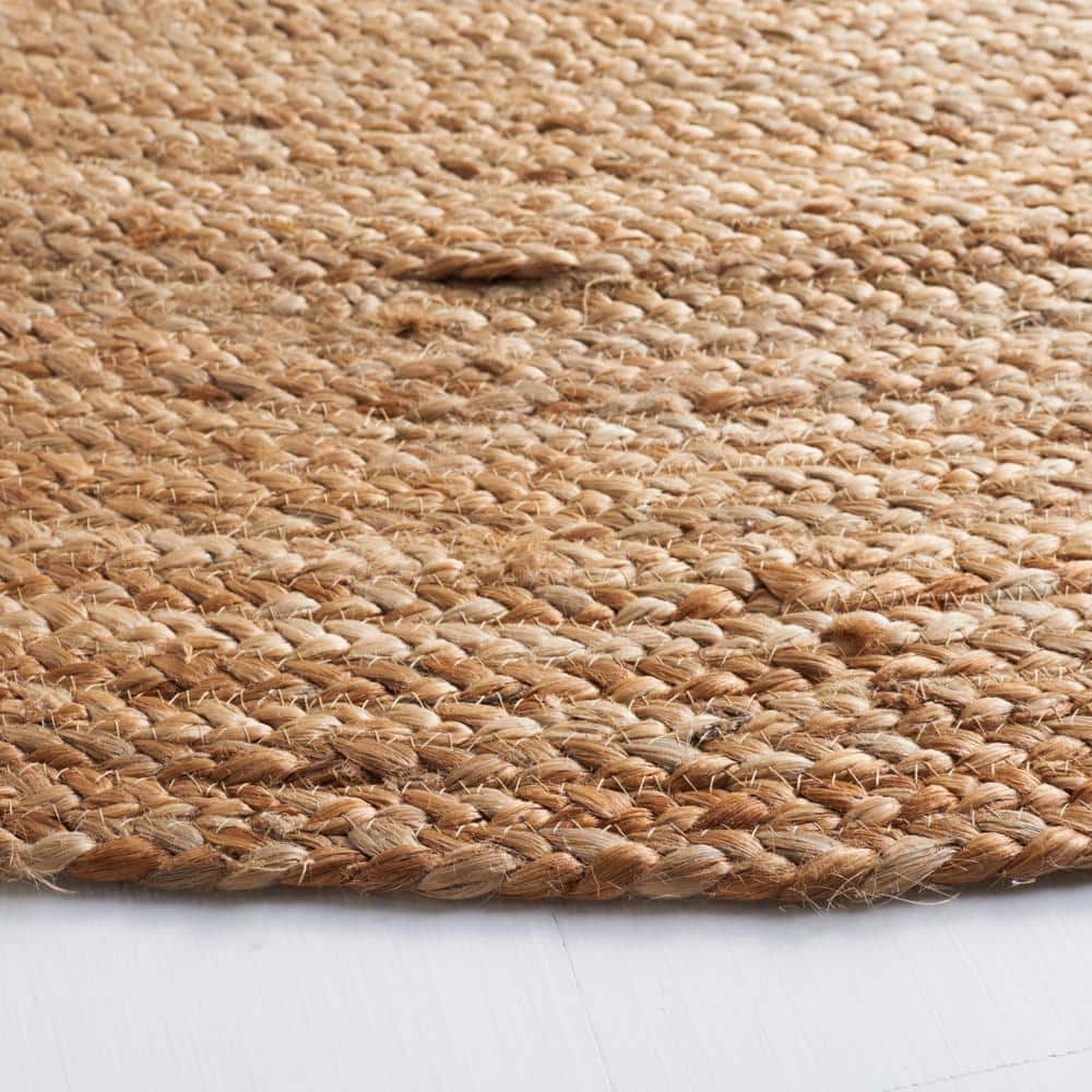 Cape Cod Natural 10 ft. x 10 ft. Square Solid Color Border Area Rug - thumbnail 5