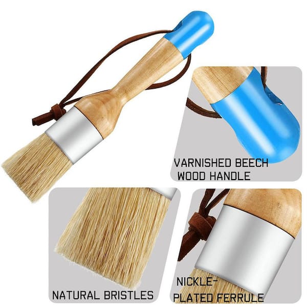 30 Flat Bristle Paint Brushes With Wooden Handle Paint Brushes Wood Paint  Brushes Paint Brushes For Walls Trim Paint Brush Angle Sash Paint Brush