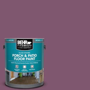 1 gal. #M110-7 Euphoric Magenta Gloss Enamel Interior/Exterior Porch and Patio Floor Paint