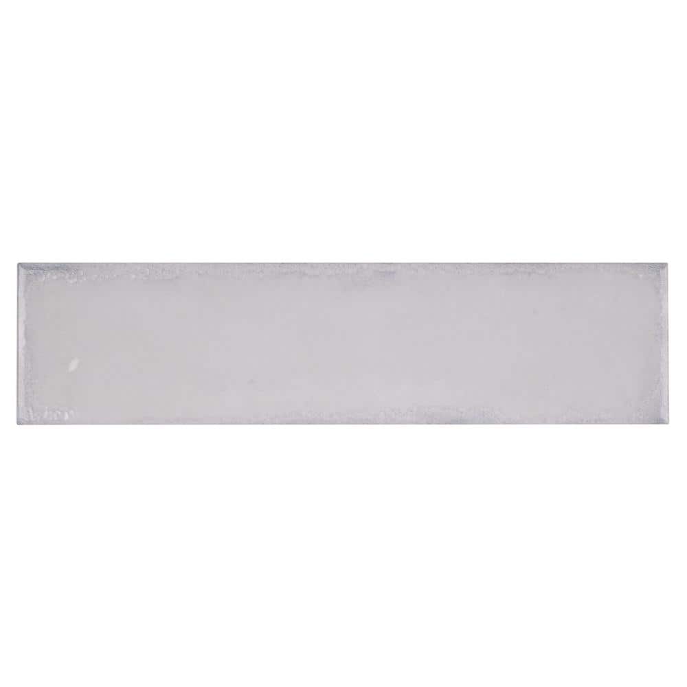 Blanco White Glossy Ceramic Subway Wall Tile 3" x 12"